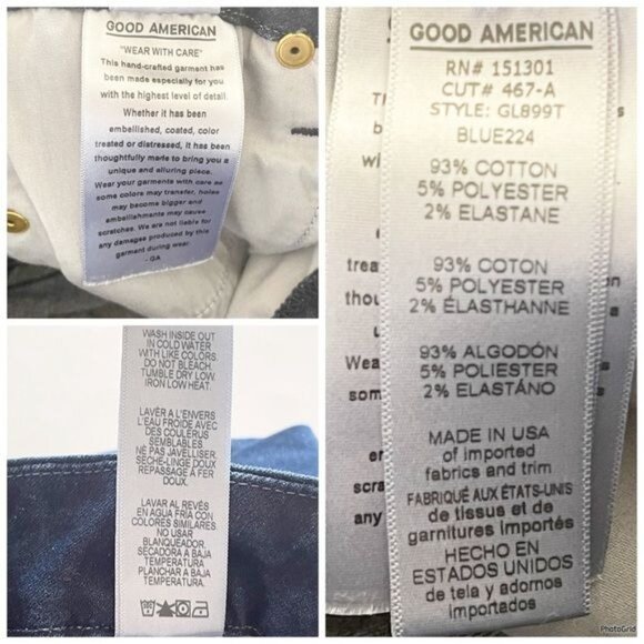 GOOD AMERICAN Good legs Classic high-rise skinny jeans 27 - Picture 6 of 9